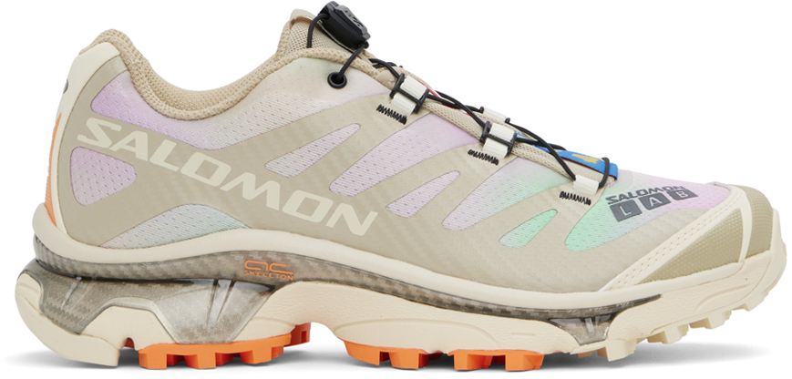 Salomon Multicolor Xt-4 Og Aurora Borealis Trainers In Shortbread/bird Of P