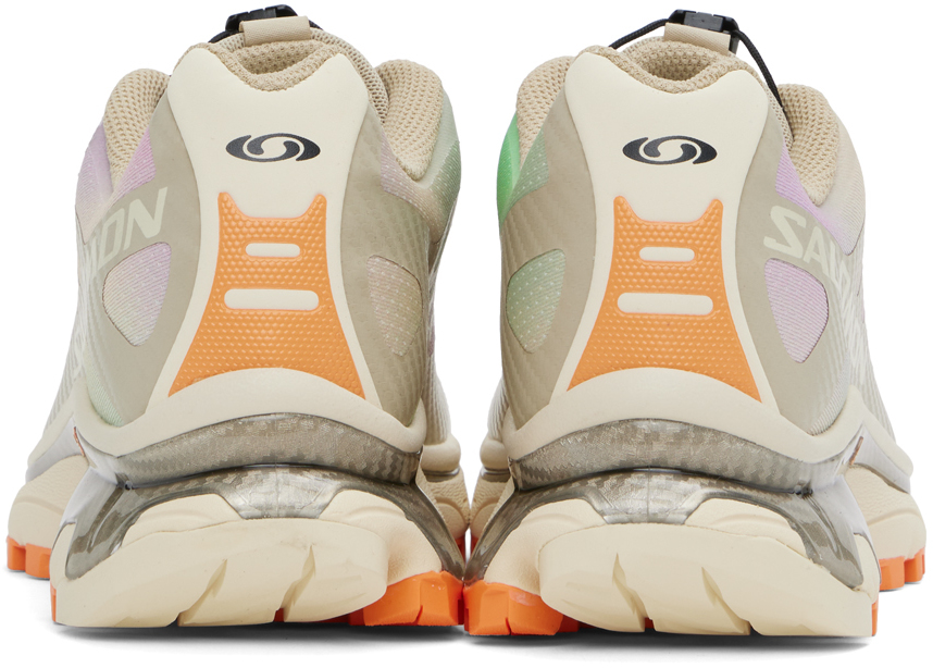 Salomon Multicolor Xt-4 Og Aurora Borealis Sneakers In Shortbread/bird Of P
