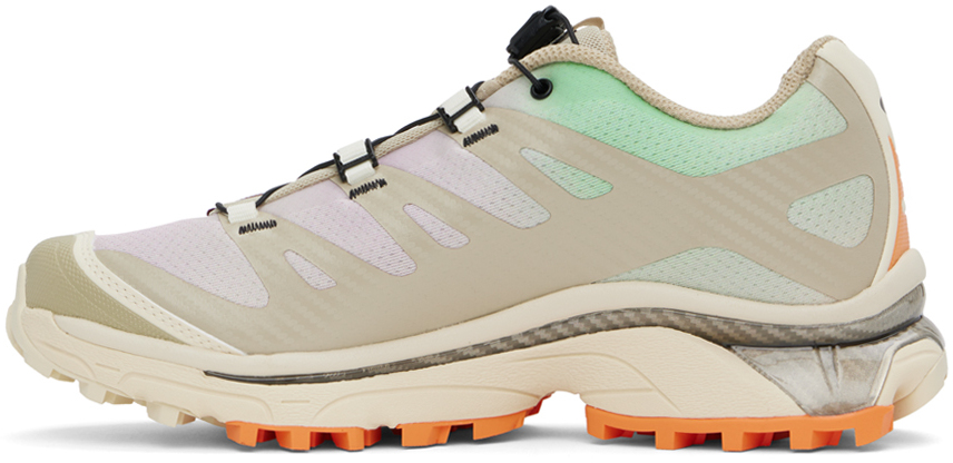 Salomon Multicolor Xt-4 Og Aurora Borealis Sneakers In Shortbread/bird Of P