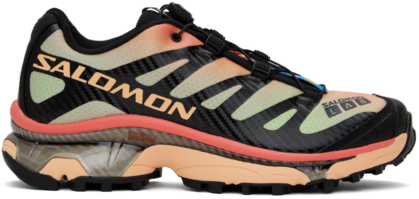 Black & Pink XT-4 OG Aurora Borealis Sneakers by Salomon on Sale Black & Pink XT-4 OG Aurora Borealis Sneakers by Salomon on Sale