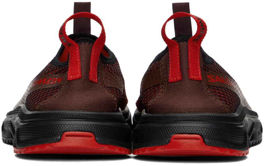 Shop Salomon Red Rx Moc 3.0 Sneakers In Rumraisin/aurorared/