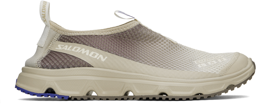 【関税込み】Salomon ベージュ RX Moc 3.0 スニーカー Salomon: ベージュ RX Moc 3.0 スニーカー | SSENSE 日本