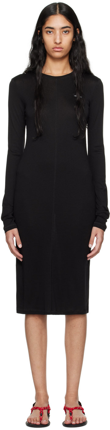 miu miu black dress long sleeve Buy Miu Miu Long Sleeve Mini Dress - Nero At 51% Off