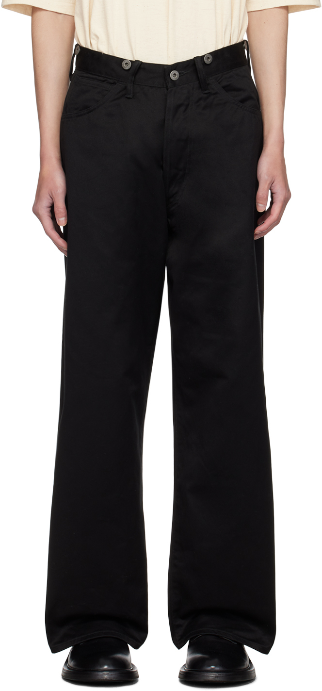 Shop Taiga Takahashi Black Lot.202 Engineer Trousers