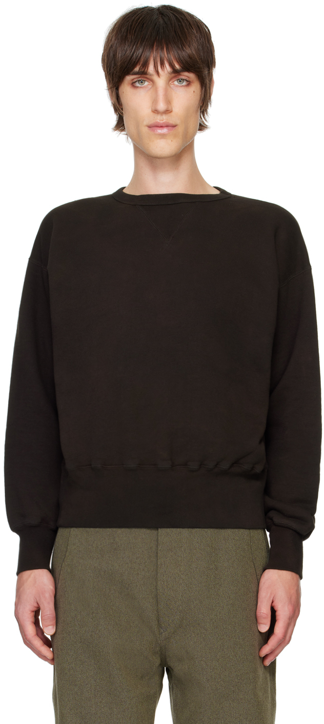 Shop Taiga Takahashi Brown Lot. 603 Sweatshirt In Mix Brown