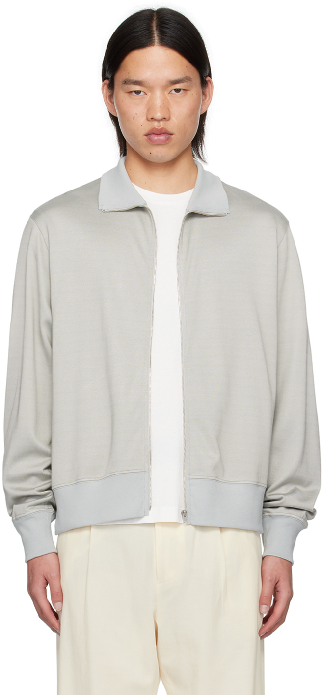 Gray Zip Sweatshirt