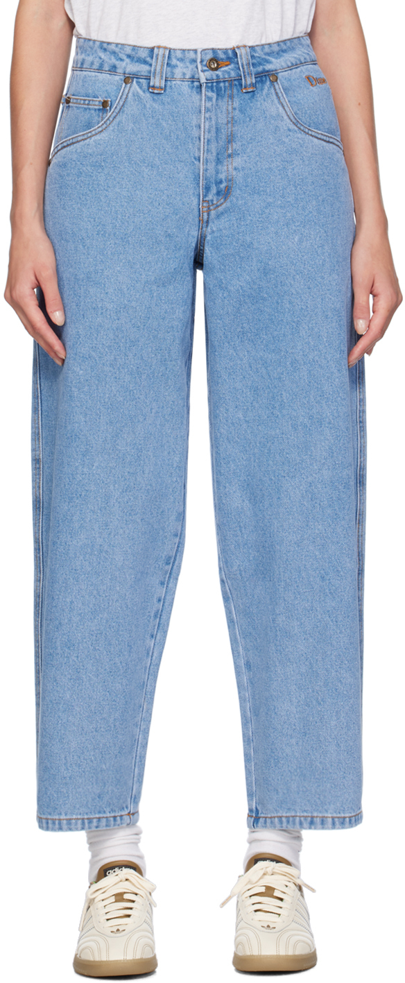 Blue Classic Baggy Jeans