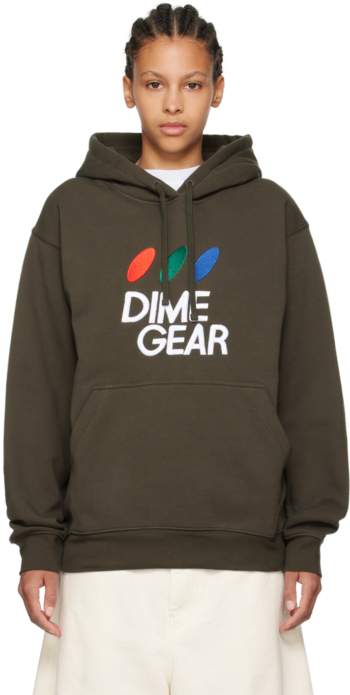 Dime Black ' Gear' Hoodie In Vintage Black