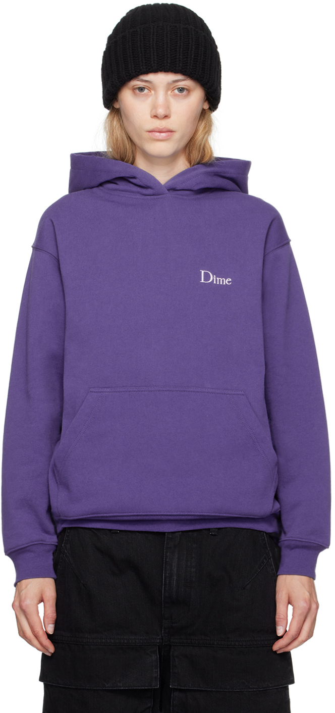 Blue Classic Small Logo Hoodie