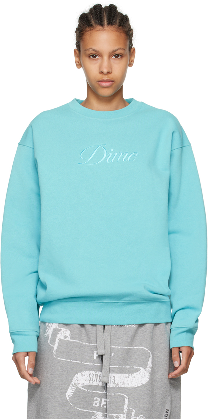 Blue Cursive Sweatshirt