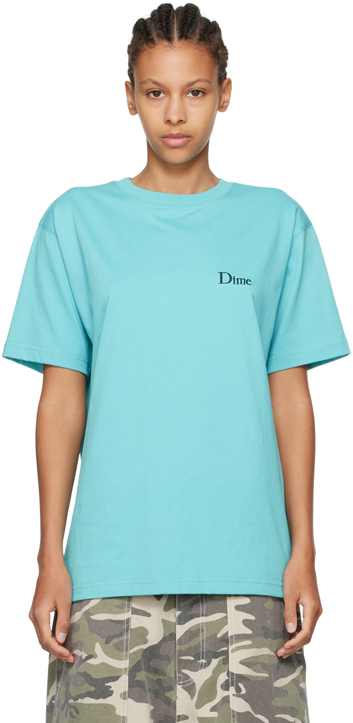 Dime Blue Classic T-shirt In Gray