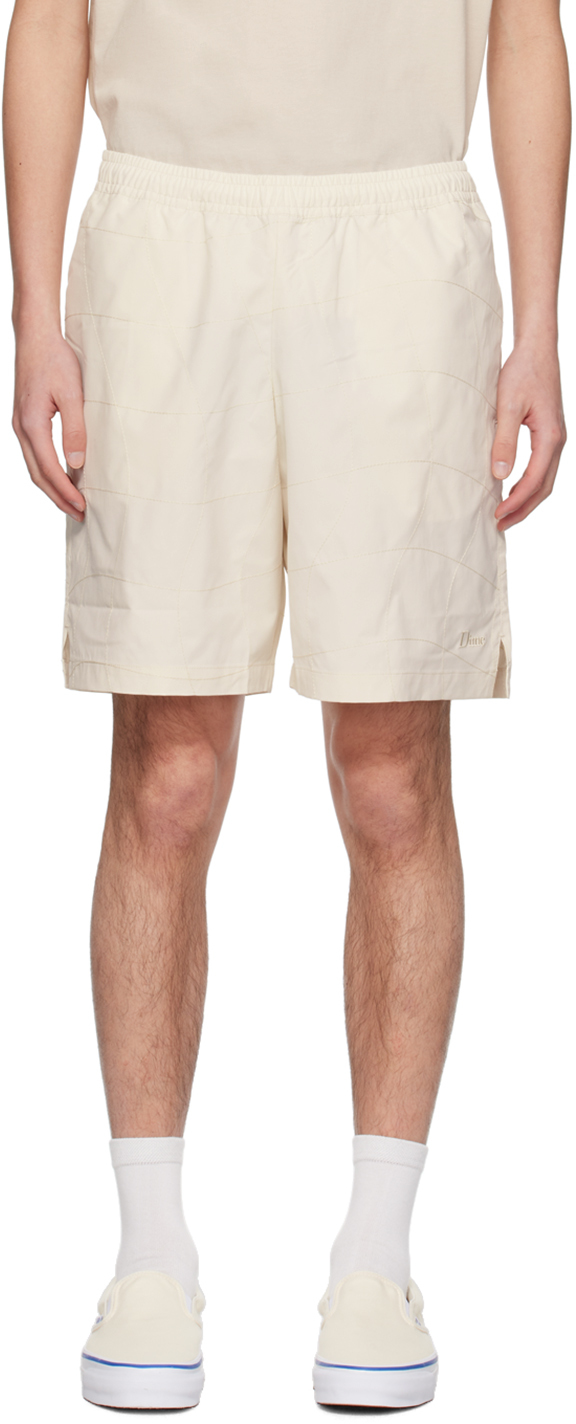 Dime Off-white Wave Shorts In Light Grey