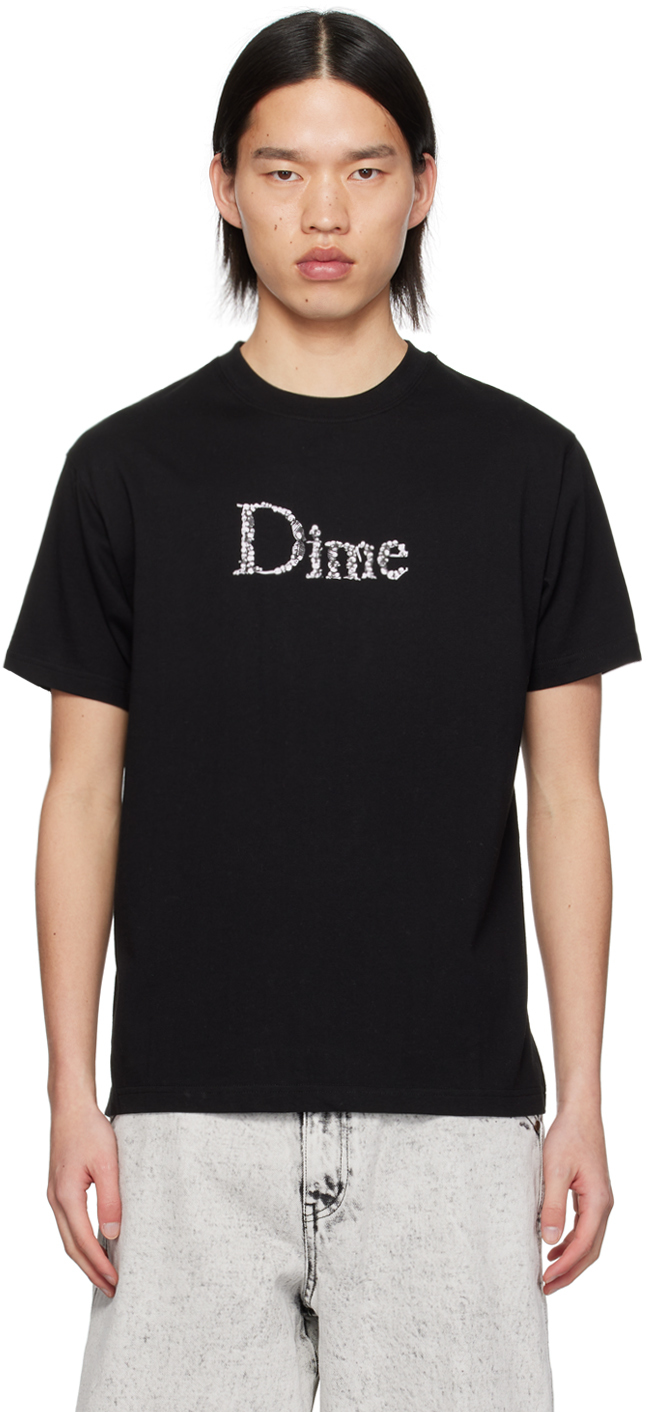 Dime: ブラック Classic Skull Tシャツ | SSENSE 日本