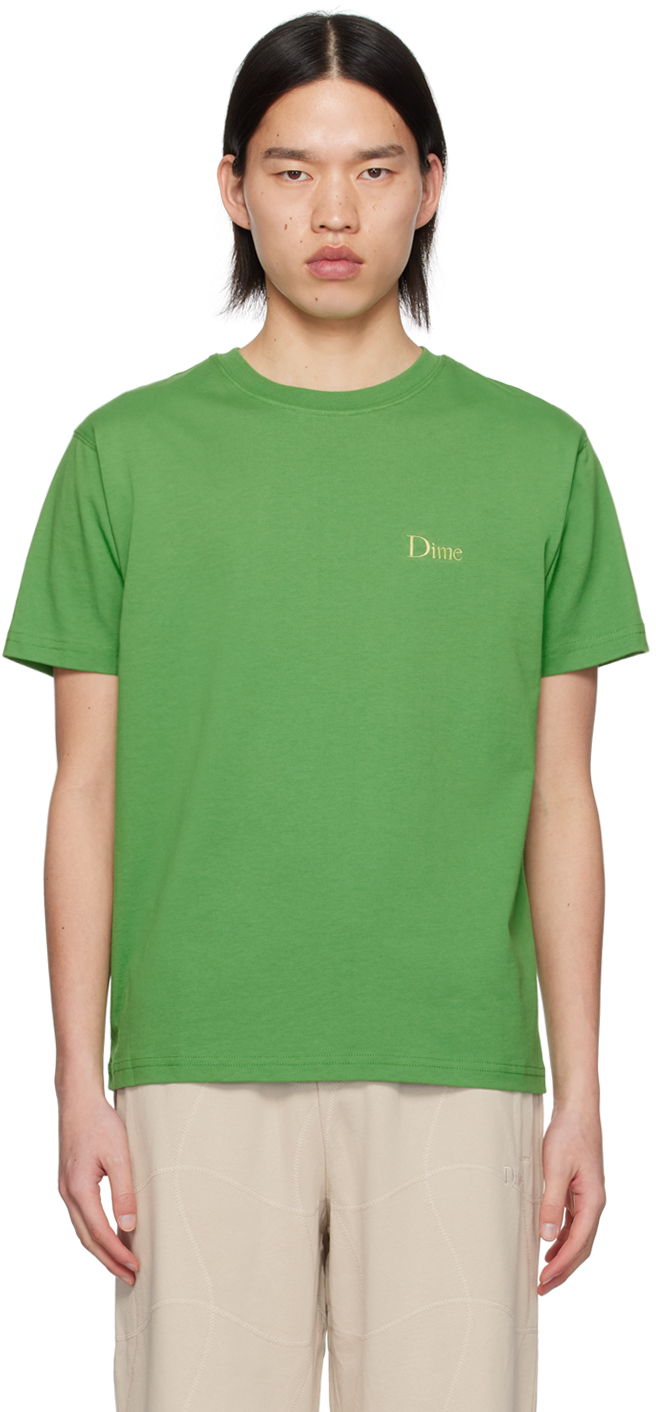 Dime Green Classic T-shirt In Kelly Green
