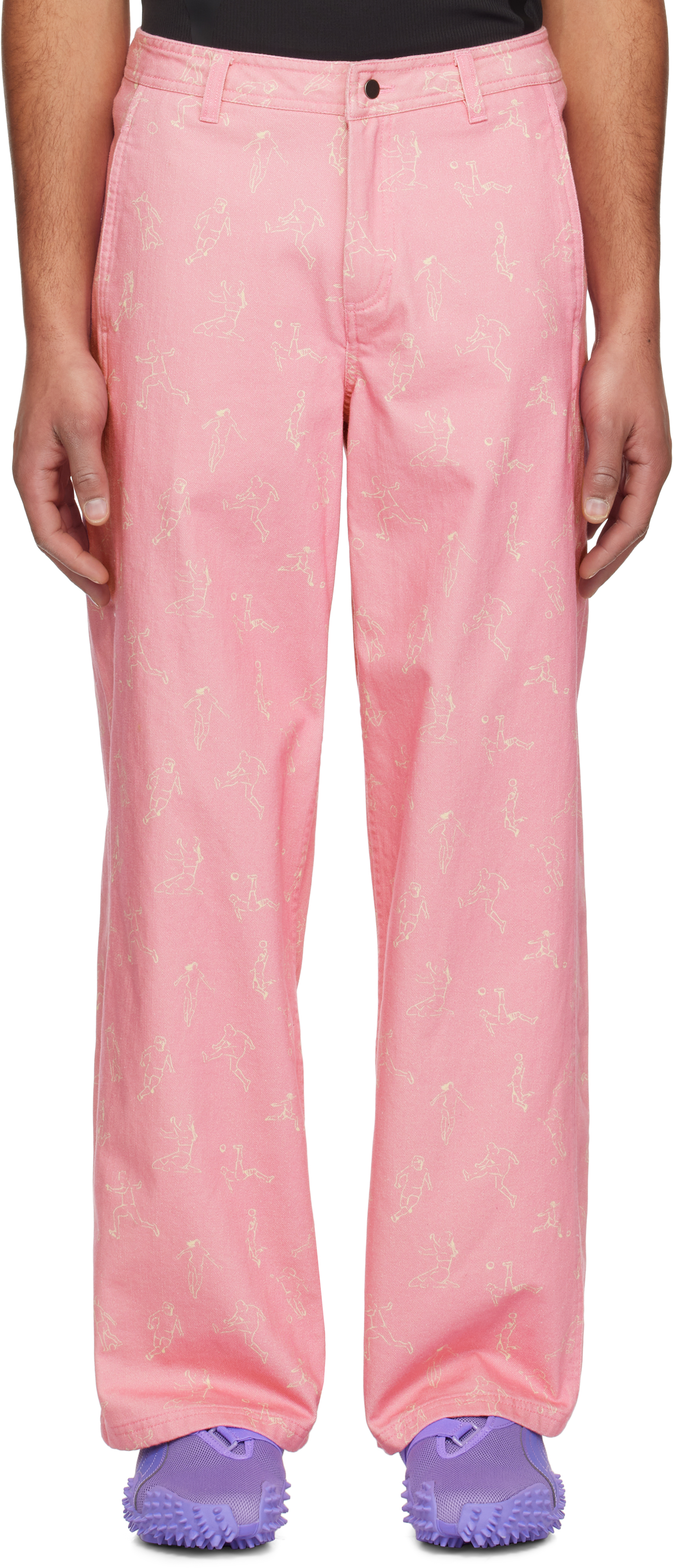 Pink PUMA Edition Doodle Jeans