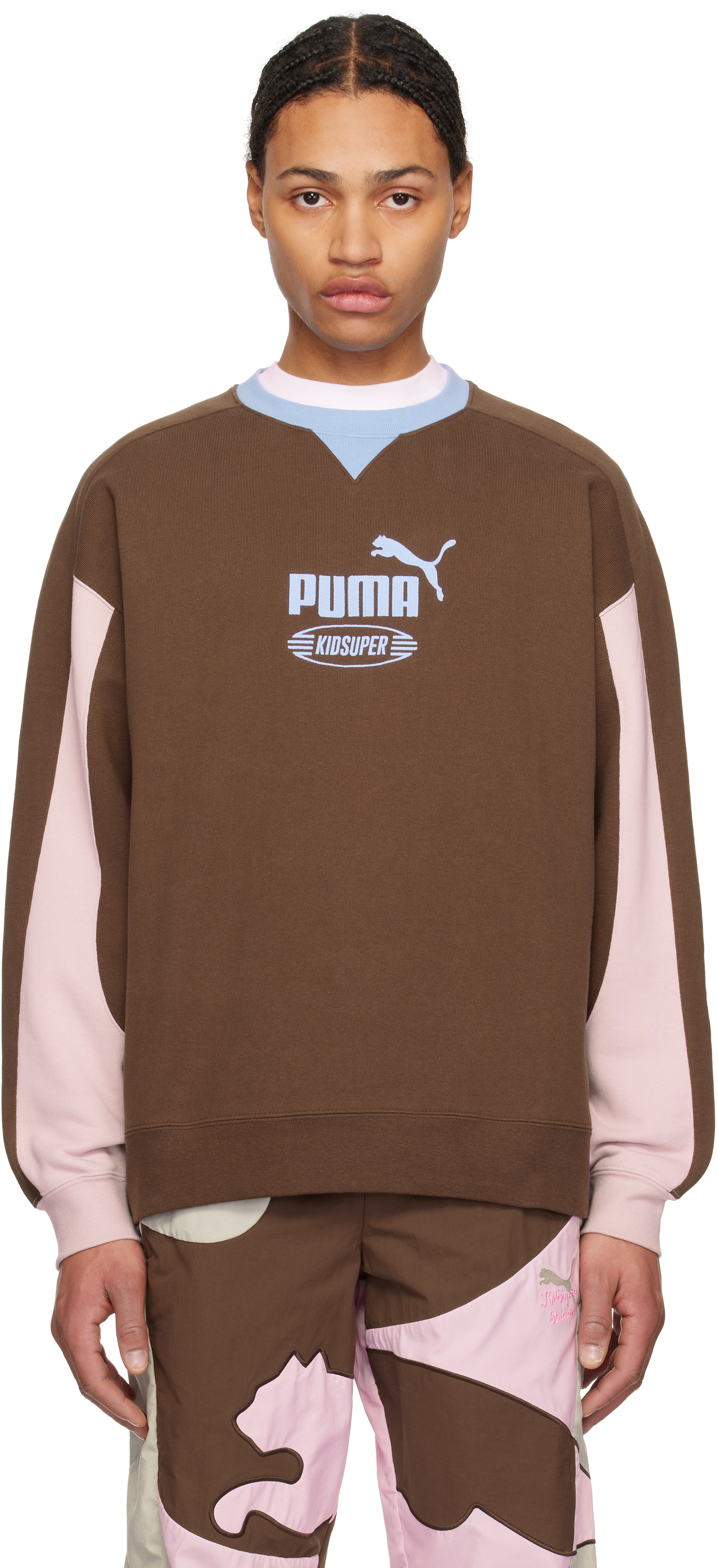 Brown PUMA Edition King Crew Sweatshirt