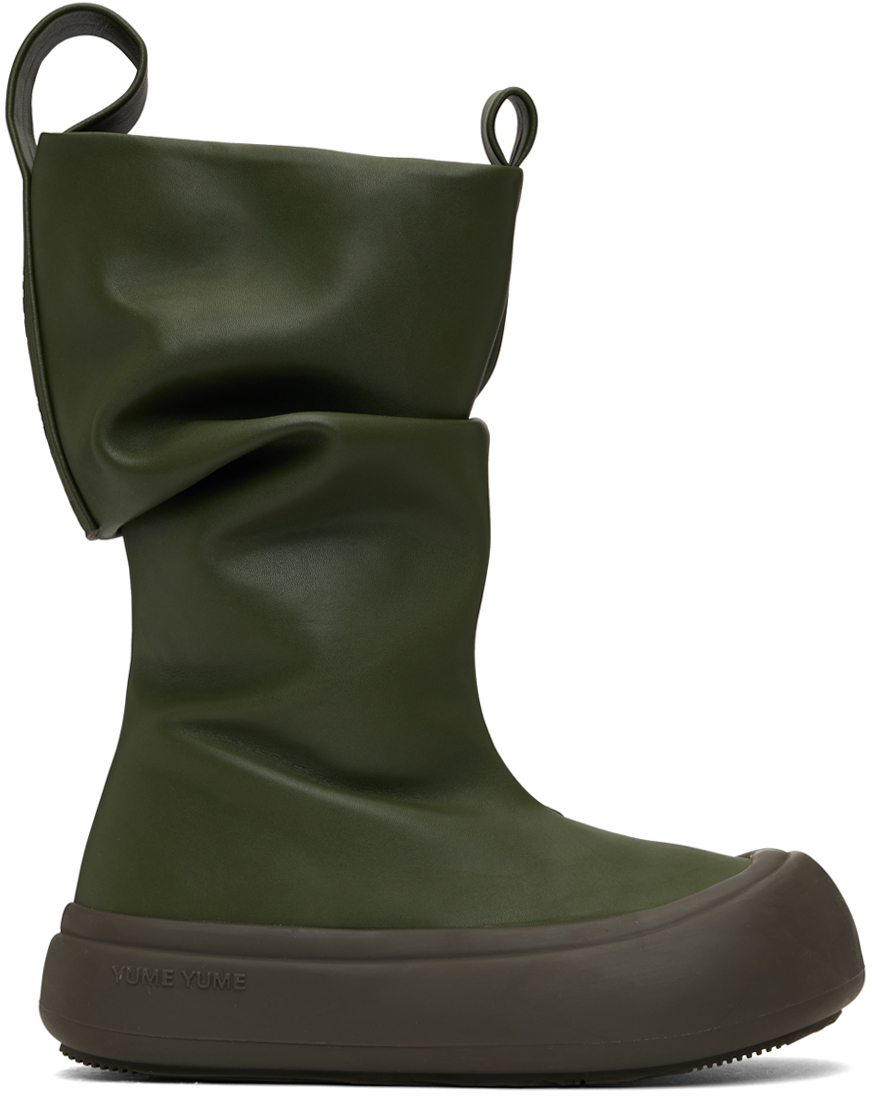 Green Low Fisherman Boots