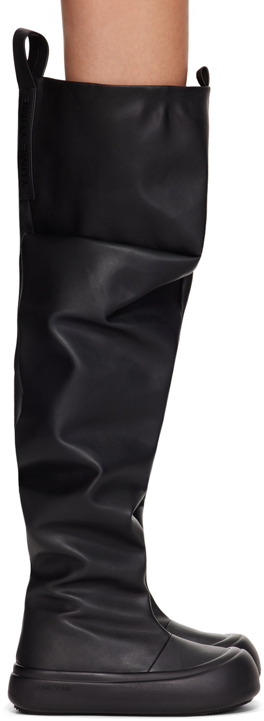 【関税込み】YUME YUME ブラック Shoe Pants ブーツ Black Shoe Pants Boots by YUME YUME on Sale