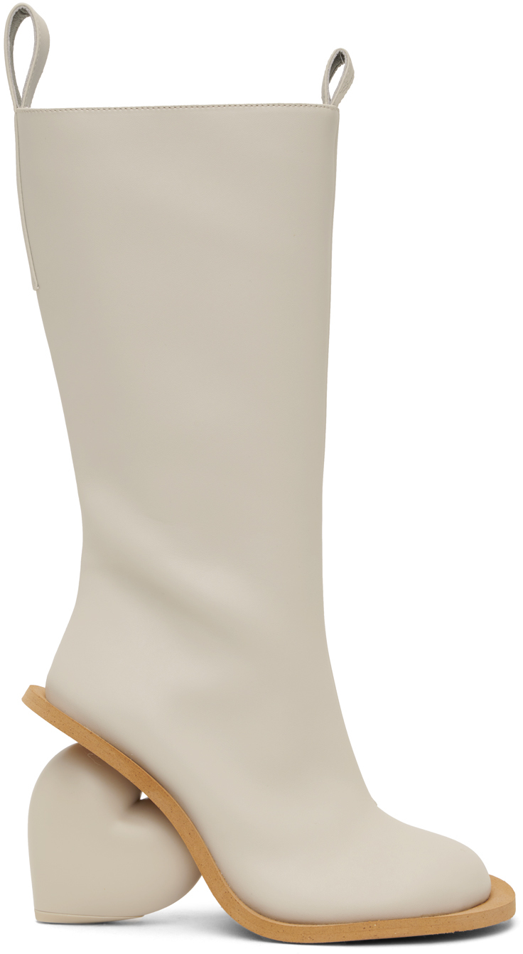 SSENSE Exclusive Beige Love Boots