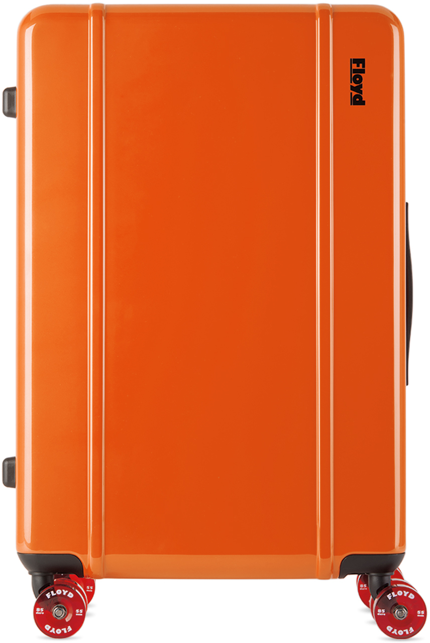 Orange Check-In Suitcase