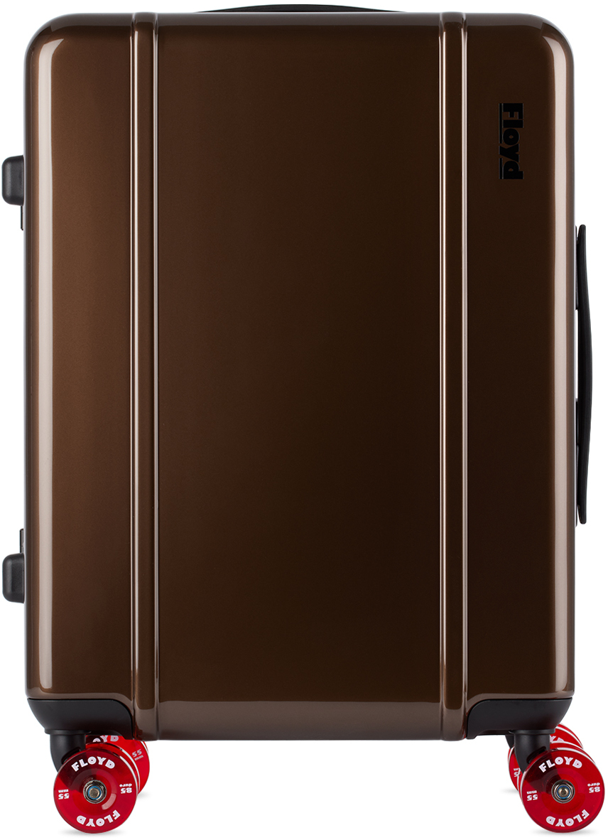 Shop Floyd Brown Cabin Suitcase In Bronco Brown