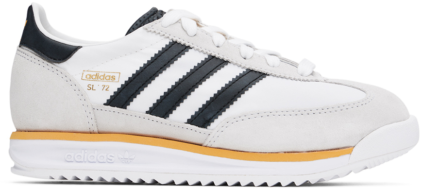 Adidas Originals Big Kids White Sl 72 Rs Sneakers In Ftwr White / Core Bl