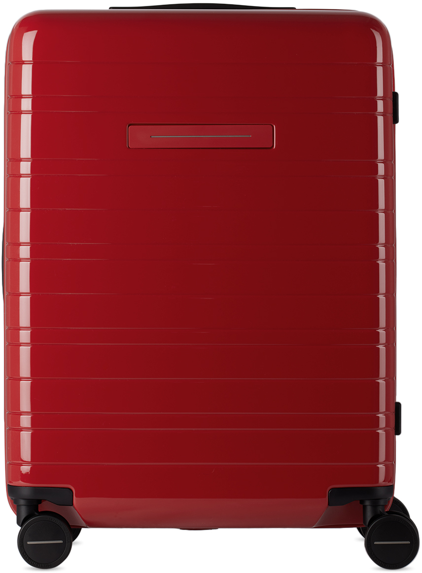 Shop Horizn Studios レッド H6 Essential Check-in スーツケース 61l In Glossy Red