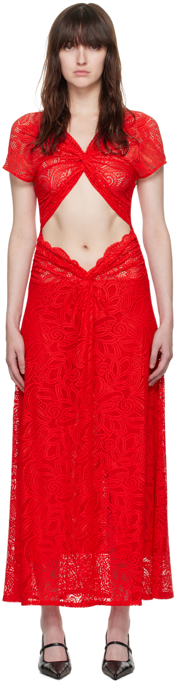 Red Sassen Maxi Dress