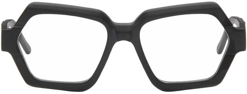 Shop Kuboraum Black K38 Glasses In Black Matt