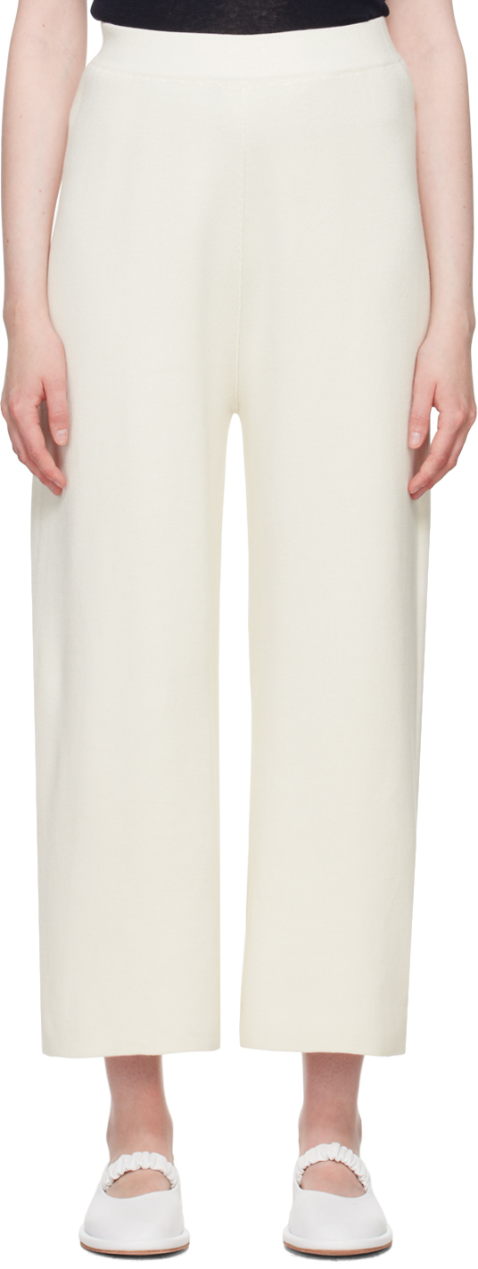 Off-White Wide-Leg Lounge Pants