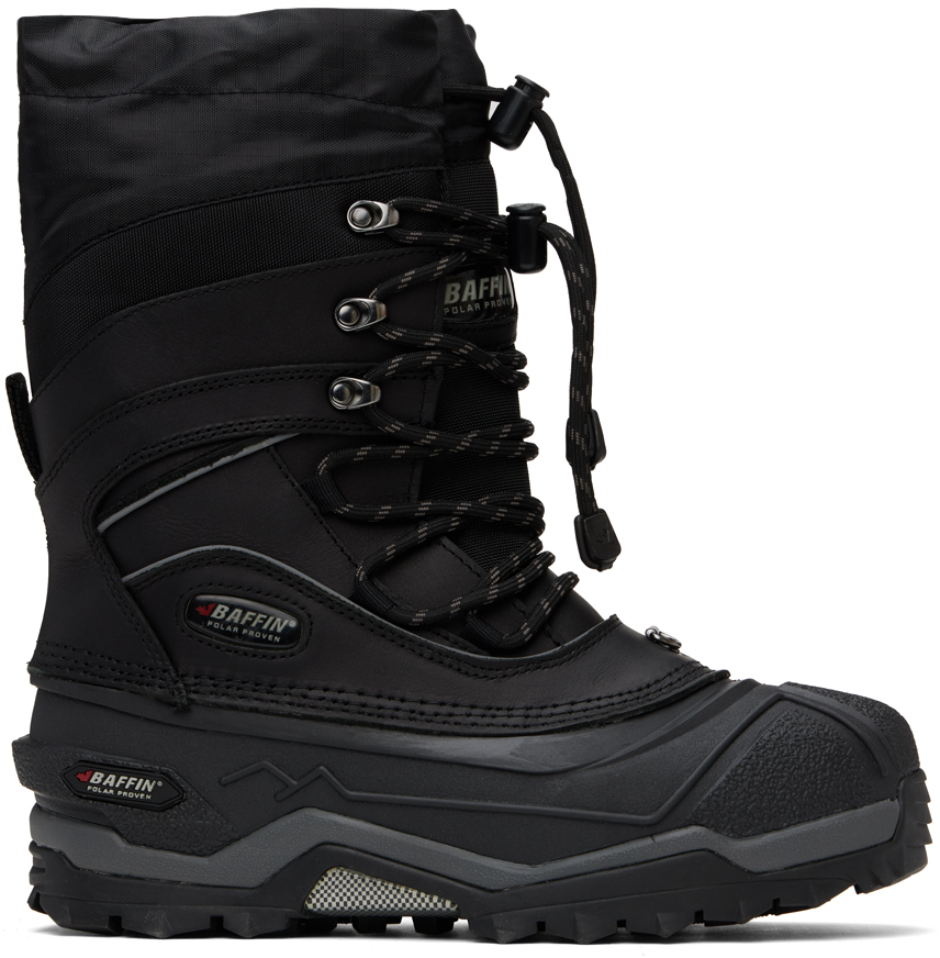 Shop Baffin Black Snow Monster Boots In Bk1 Black