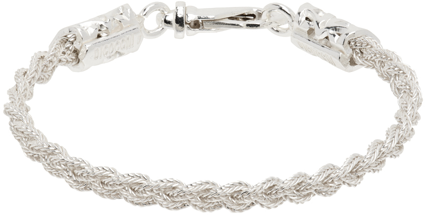 Silver Braided Bracelet