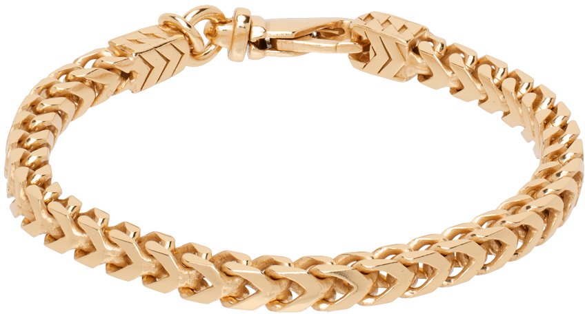 Shop Emanuele Bicocchi Gold Box Chain Bracelet