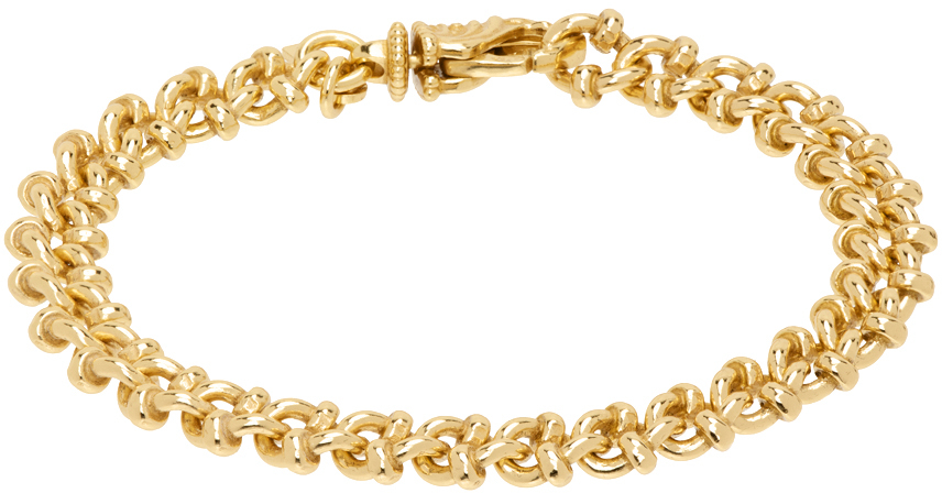 Gold Essential Knotted Chain Bracelet