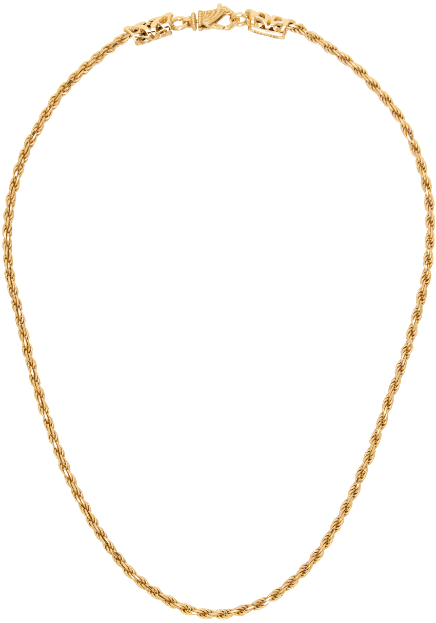 SSENSE Exclusive Gold Knots Necklace