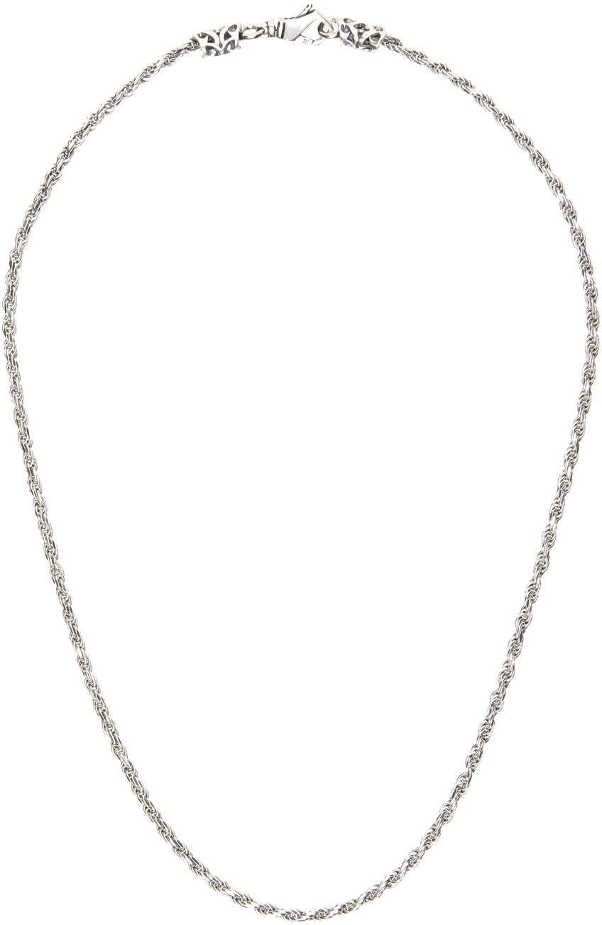 SSENSE Exclusive Silver Knots Necklace