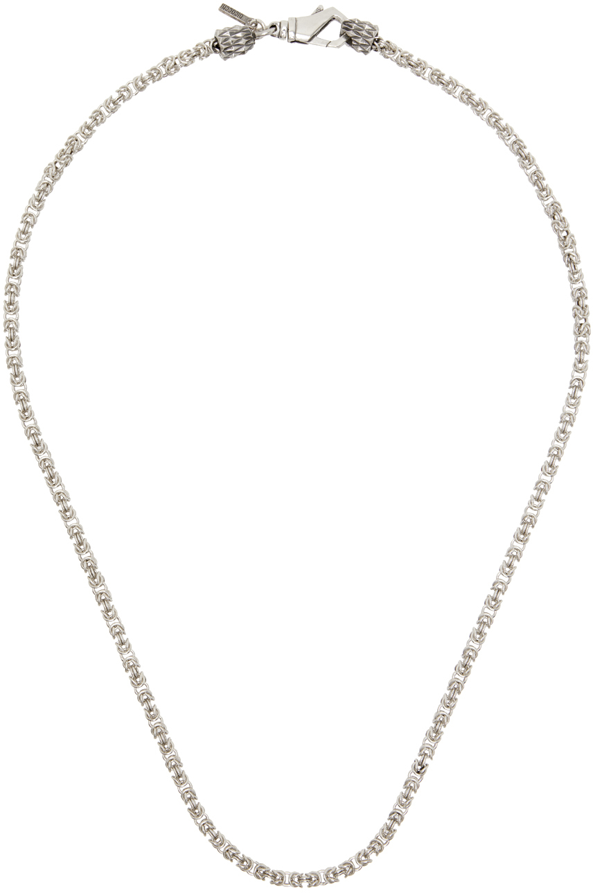 Silver Byzantine Chain Necklace