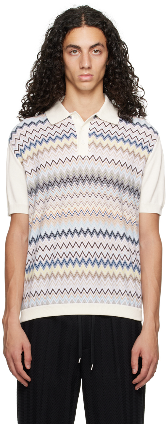 Multicolor Zig-Zag Polo