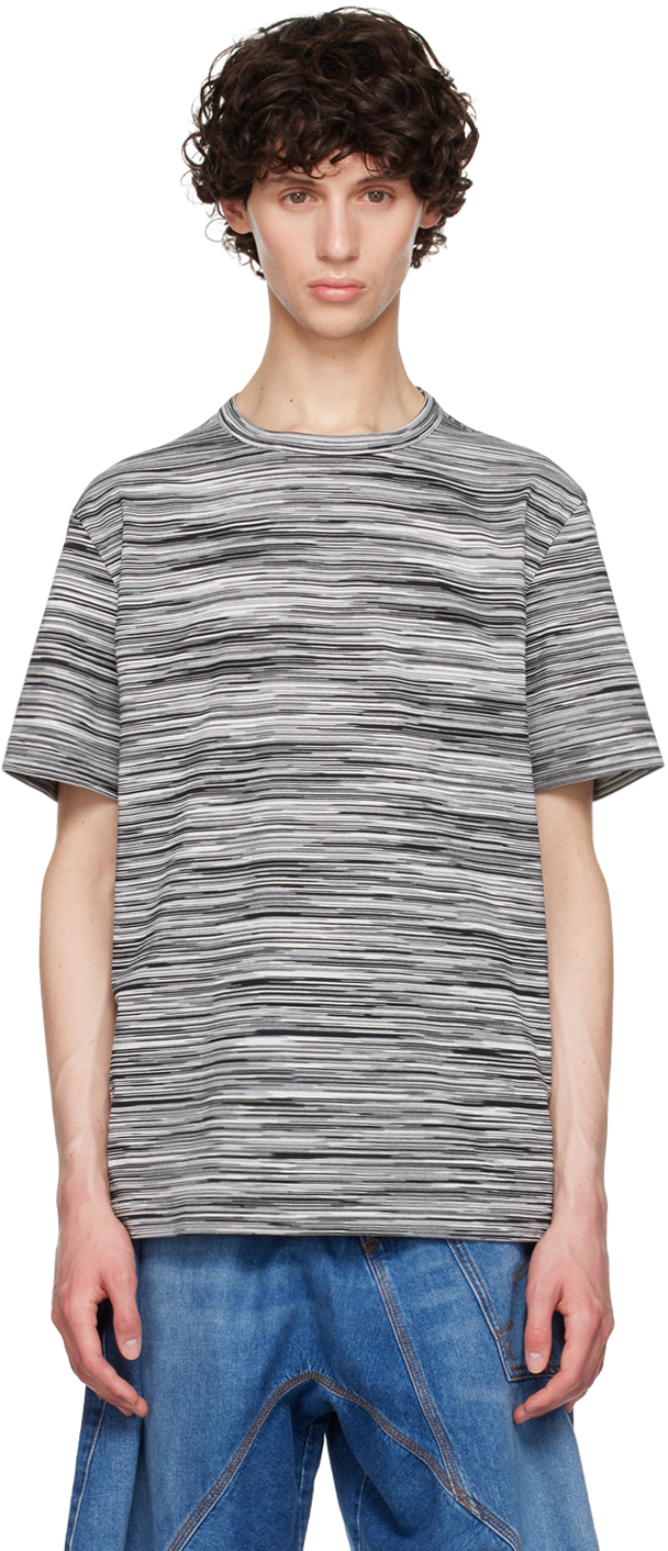 【関税込み】Missoni ブラック スラブ Tシャツ Missoniのブラック スラブ Tシャツがセール中