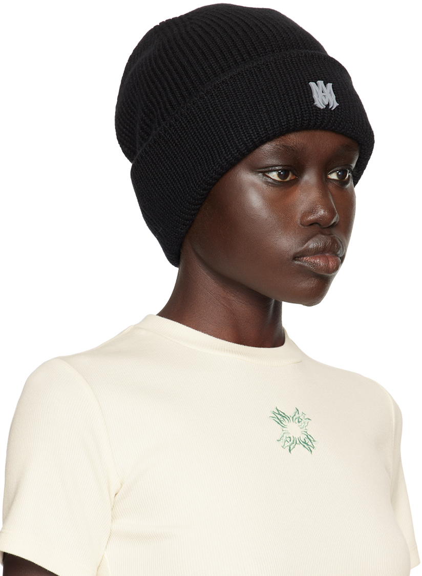 AMIRI Black 'MA' Beanie | Smart Closet