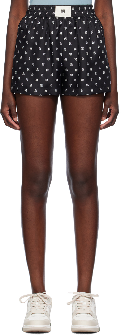 Black MA Paisley Boxer Shorts