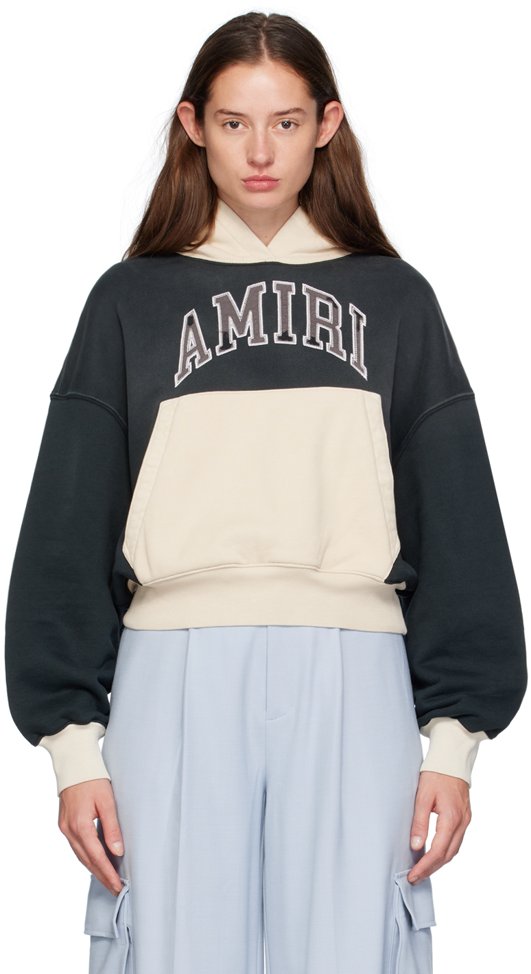 Black 'Amiri' Vintage Hoodie by AMIRI on Sale