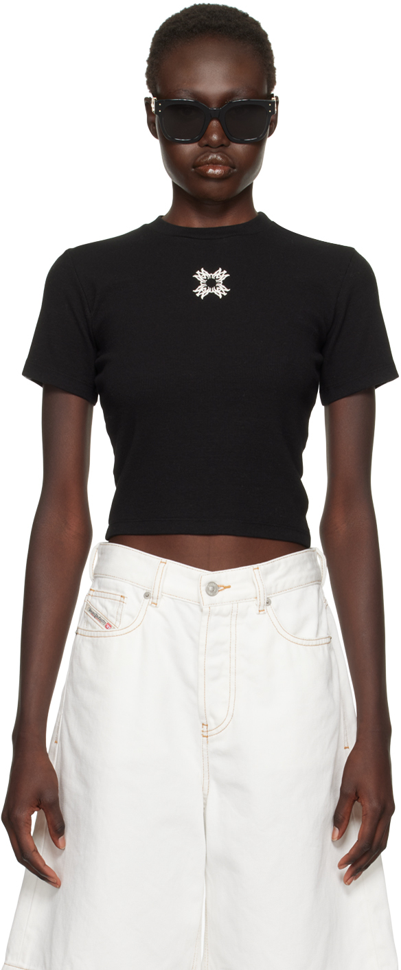 Shop Amiri Black Ma Quad Baby T-shirt