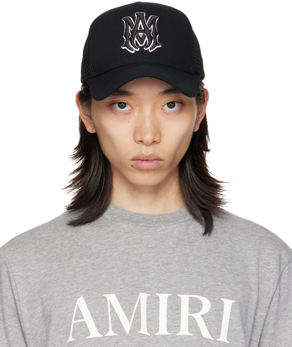 AMIRI: ブラック MA トラッカーキャップ | SSENSE 日本