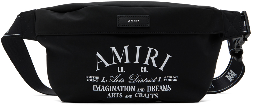 【関税込み】AMIRI ブラック Arts District バムバッグ ポーチ AMIRIのブラック Arts District バムバッグ ポーチがセール中