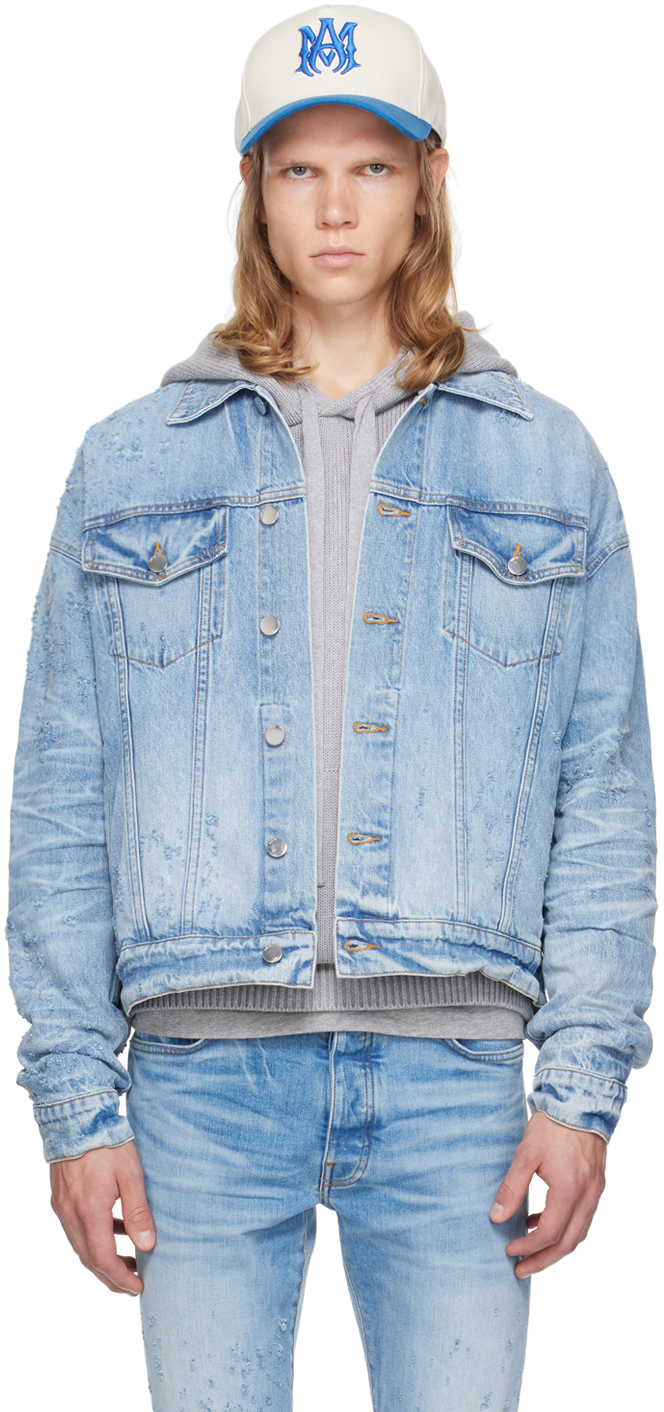 Blue Shotgun Oversized Denim Jacket