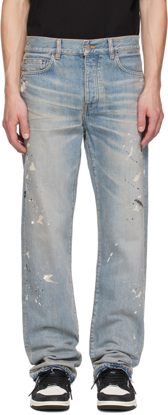 Blue Painter Straight Jeans