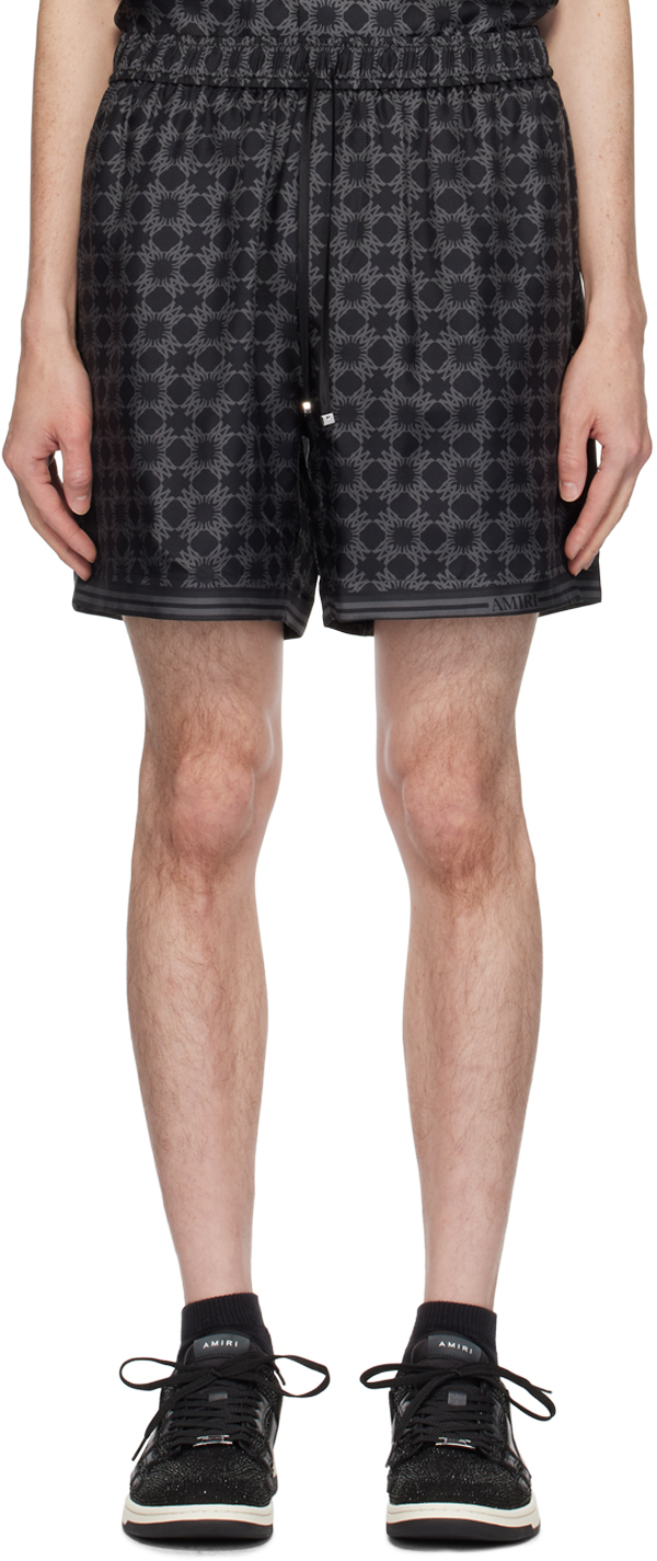 AMIRI: Black MA Quad Shorts | SSENSE
