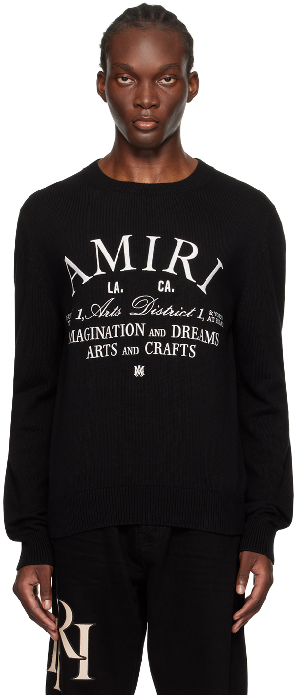 Shop Amiri Black 'arts District' Sweater