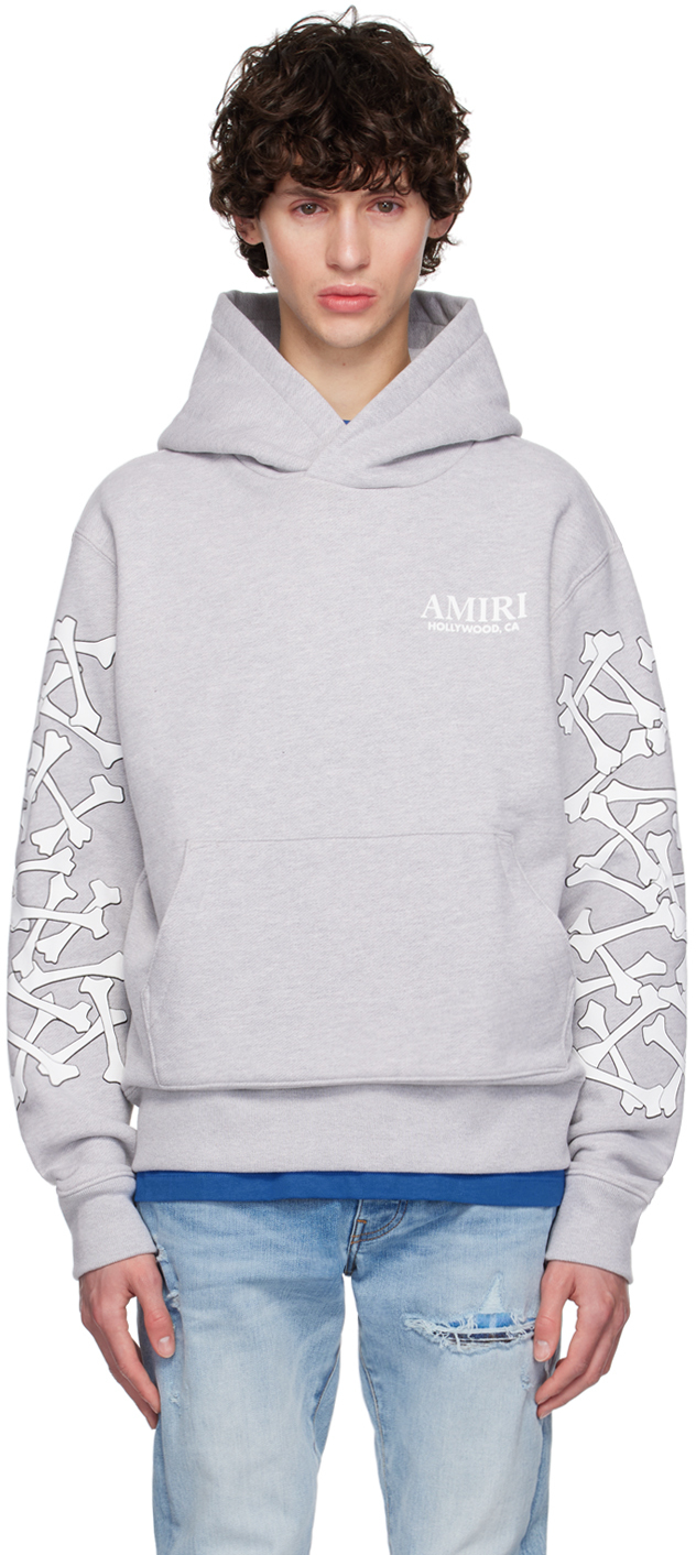 Gray Bones Stacked Hoodie